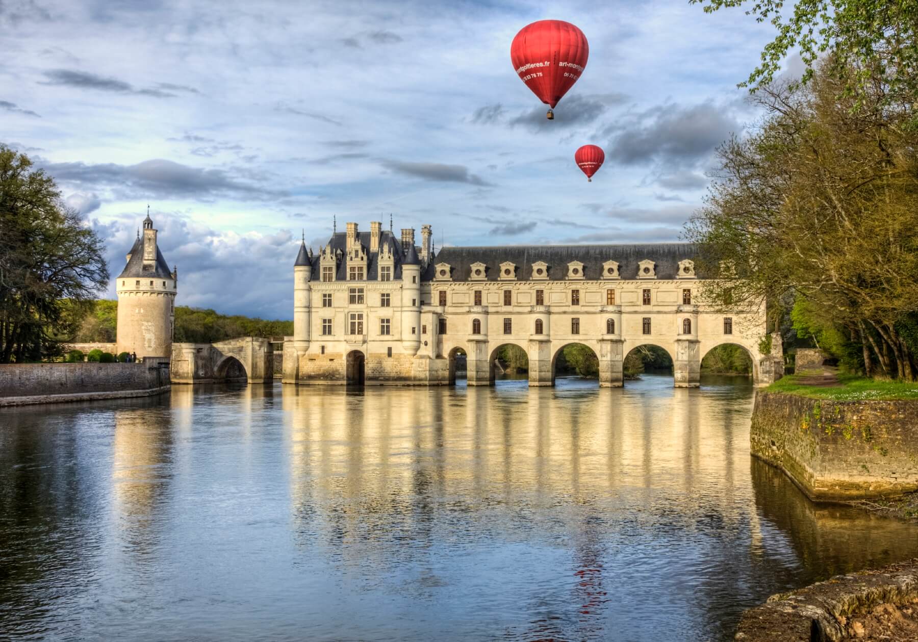 Ballonfahrten im Loiretal