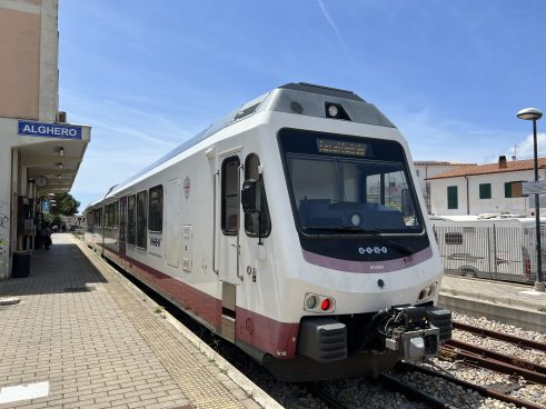 Bahnhof von Alghero Sardinien