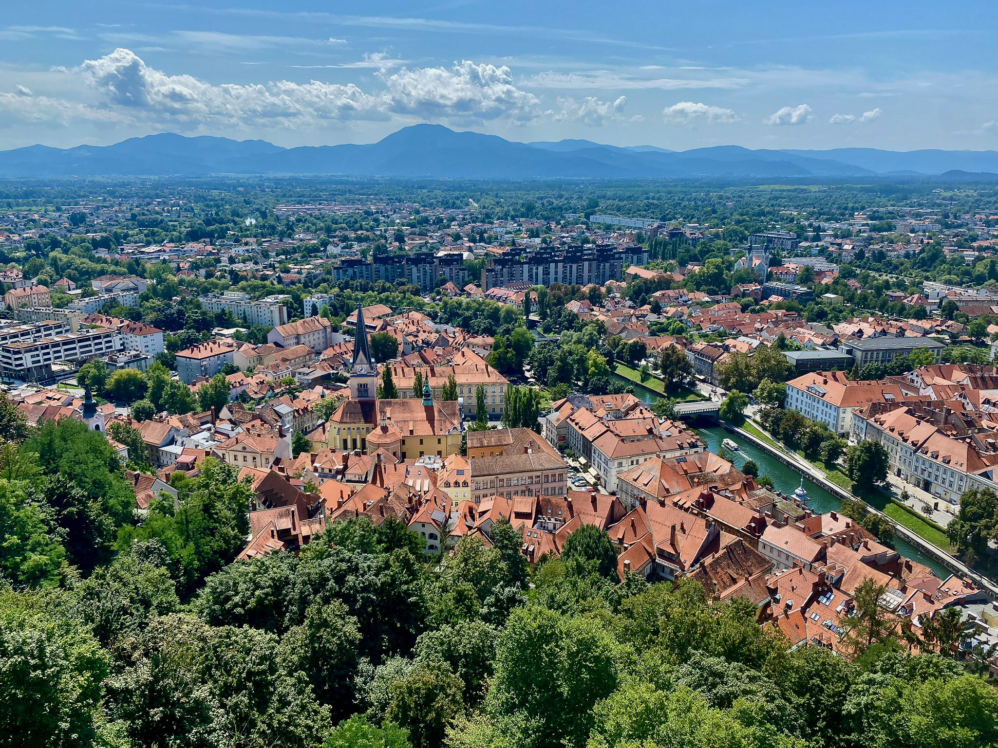 Aussicht auf Ljubljana 
