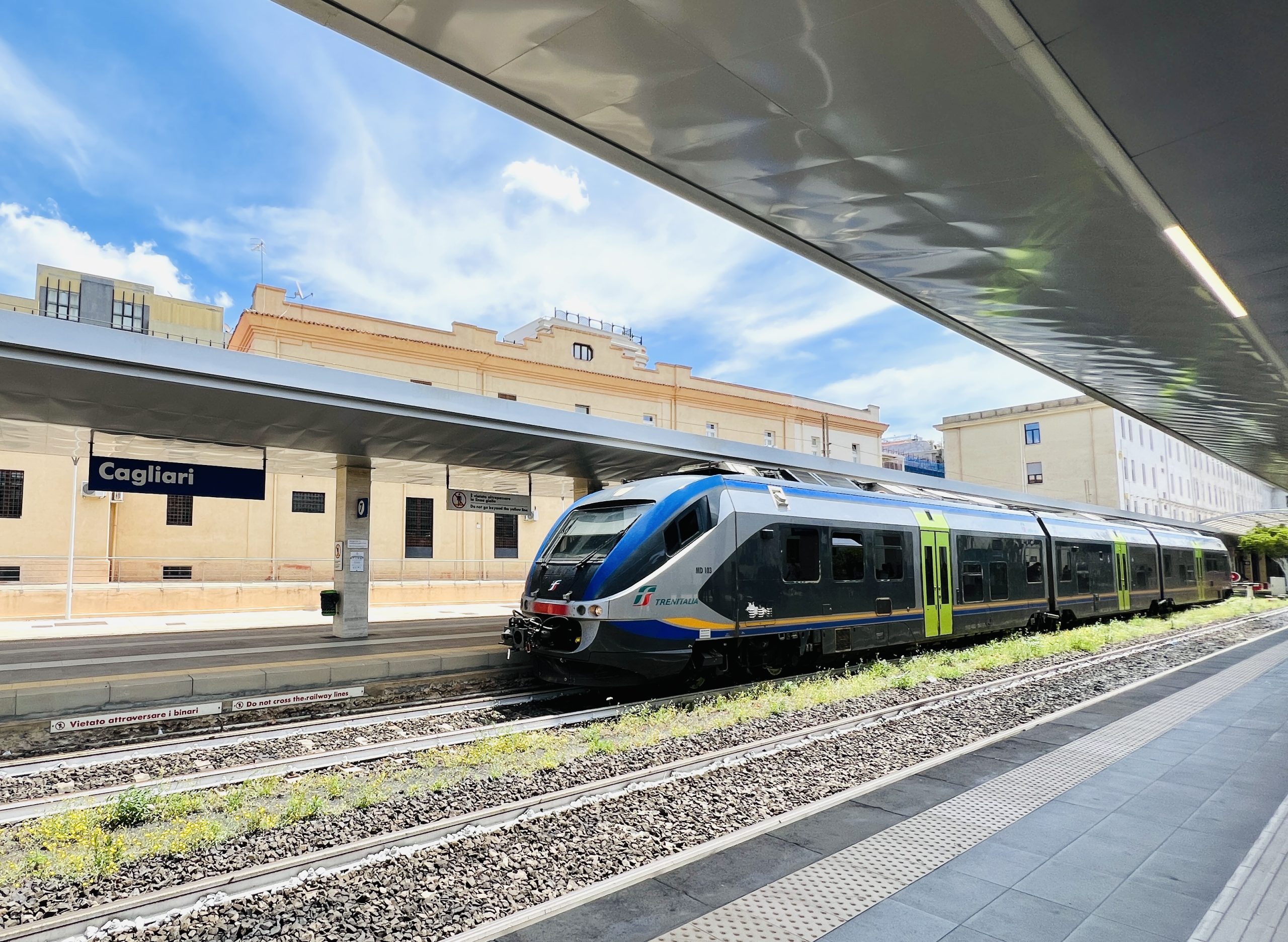 Hauptbahnhof Cagliari auf Sardinien