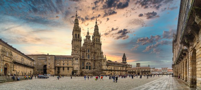 Kathedrale der Stadt Santiago de Compostela
