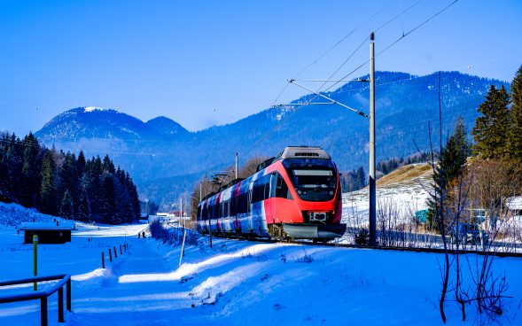 Zugstrecken Deutschland - unterwegs mit der Werdenfelsbahn bei Garmisch-Partenkirchen