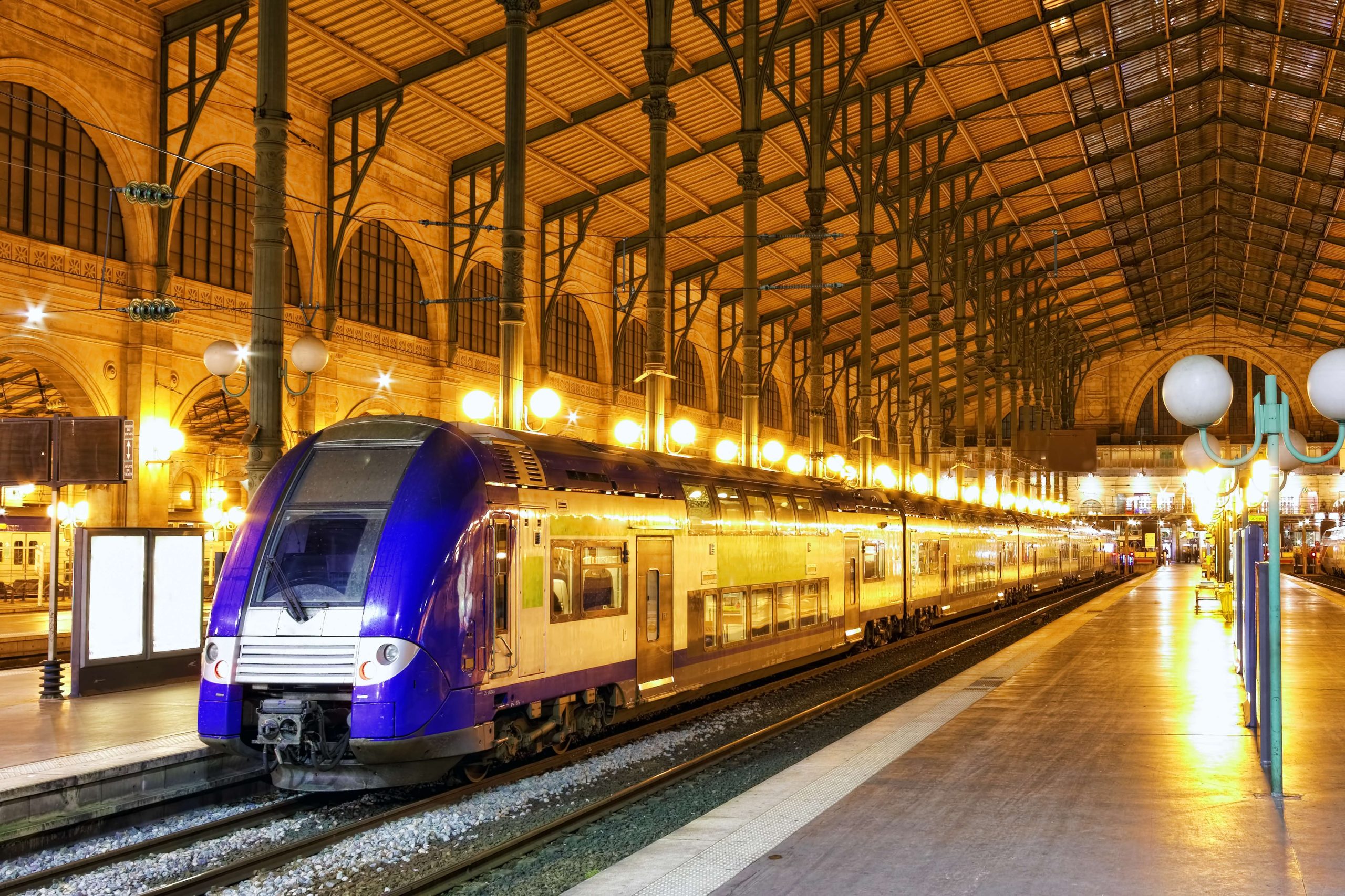 Interrail-Zug Highspeed Thalys von Köln nach Paris