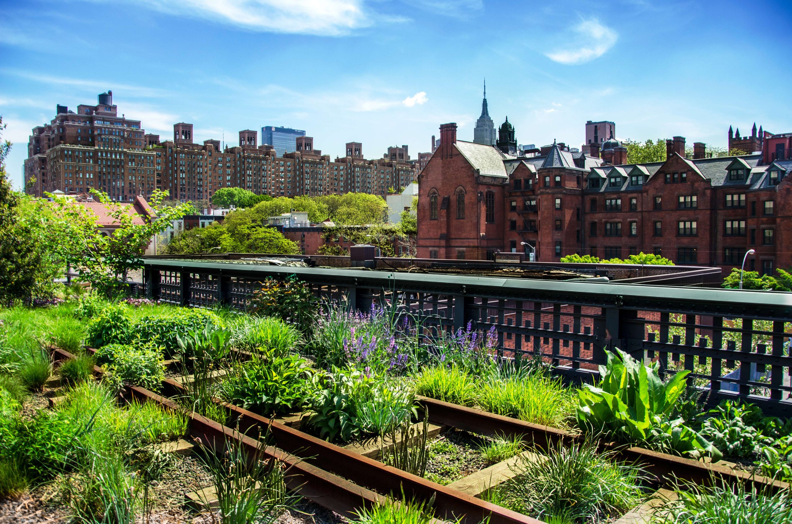 Der High Line Park in New York Manhatten