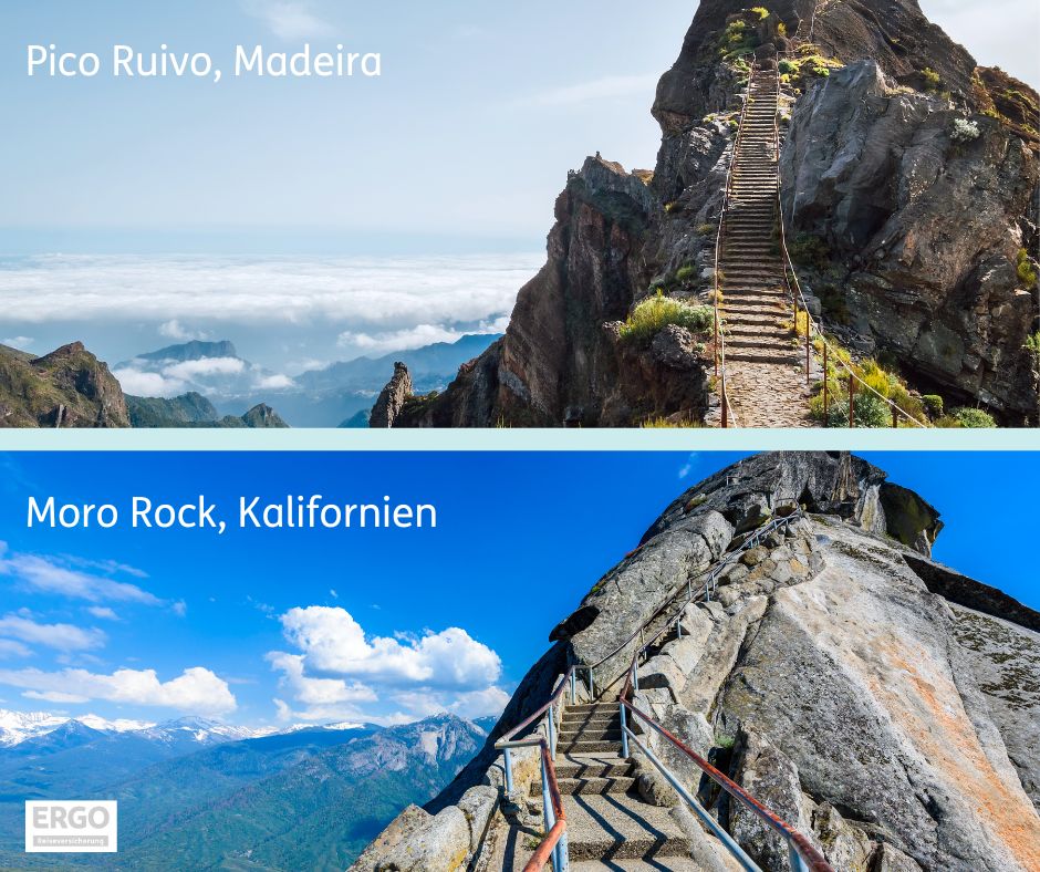 Madeira Pico Ruivo vs. Kalifornien Moro Rock