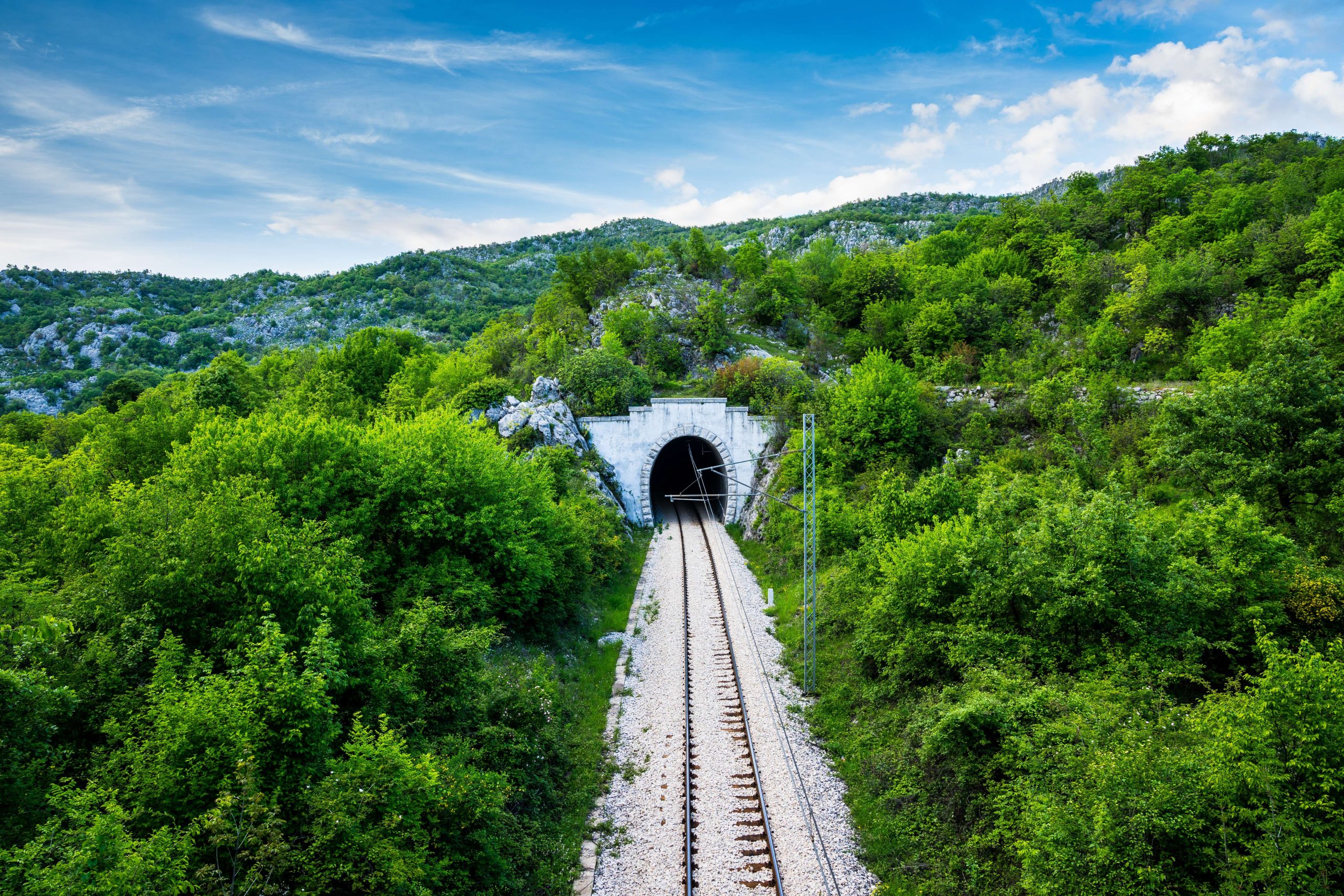 Interrail Zugstrecke von Serbien bis Montenegro